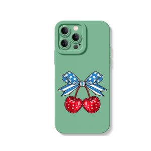 Pop Star Cherry Silicone Case for Apple iPhone Series