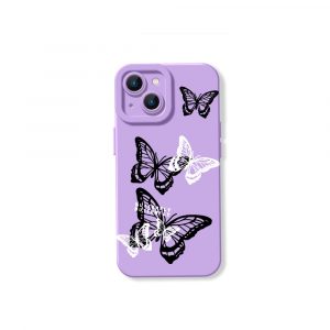 Butterfly Bliss Silicone Case for Apple iPhone Series