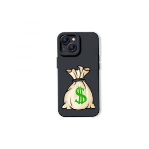 Money Bag Charm Silicone Case for Apple iPhone Series
