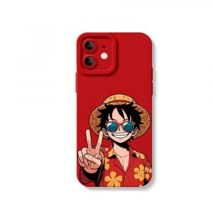 Playful Pirate Straw Hat Silicone Case for Apple iPhone Series