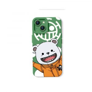 Cheerful Bear Pirate Adventure Silicone Case for Apple iPhone Series