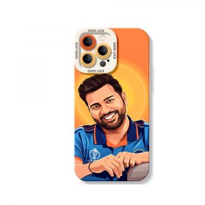 Sunset Cricket Champion Silicone Case for Apple iPhone Series
