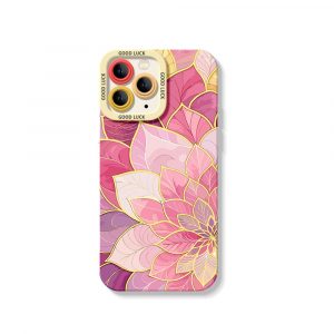 Radiant Petals Bliss Silicone Case for Apple iPhone Series