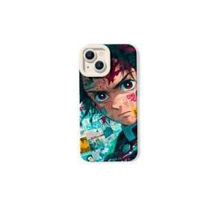 Bold Anime Collage Design Silicone Case for Apple iPhone Series