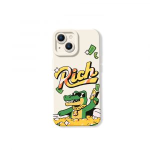 Rich Croco Silicone Case for Apple iPhone Series