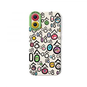 Colorful Faces Silicone Case for Apple iPhone Series