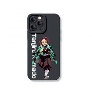 Energetic Anime Warrior Design Silicone Case for Apple iPhone Series