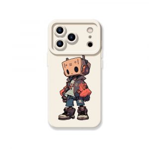 Retro Robot Streetwear Silicone Case for Apple iPhone Series