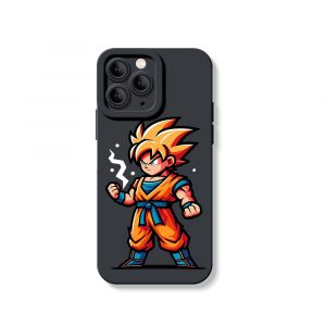Anime Warrior Power-Up Silicone Case for Apple iPhone Series