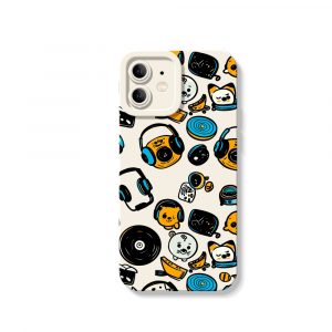 Groovy Beats Doodle Art Silicone Case for Apple iPhone Series