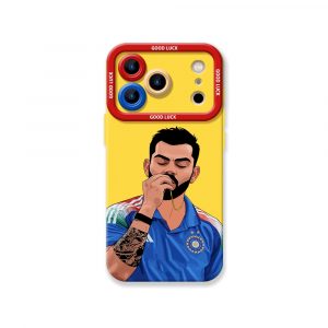 Victory Pose Cricketer Design Silicone Case for Apple iPhone Series