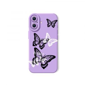 Butterfly Bliss Silicone Case for Apple iPhone Series