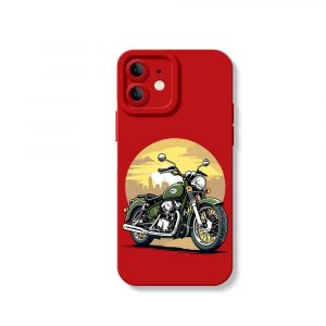 Vintage Ride Sunset Vibes Silicone Case for Apple iPhone Series