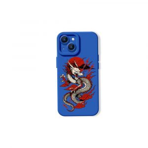 Firestorm Dragon Art Silicone Case for Apple iPhone Series
