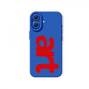 Bold Art Typography Silicone Case for Apple iPhone Series