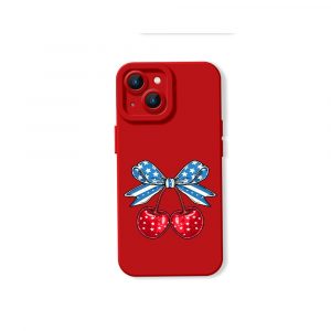 Pop Star Cherry Silicone Case for Apple iPhone Series