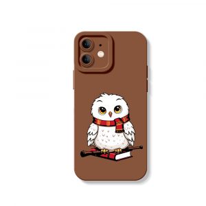 Charming Owl Wizard Silicone Case for Apple iPhone Series