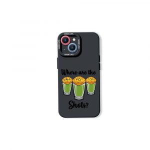 Party Vibes Shot Glass Red Silicone Case for Apple iPhone Series