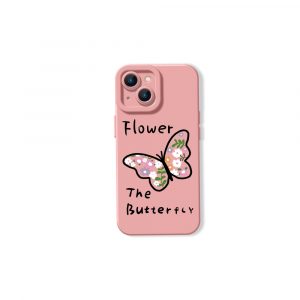 Floral Butterfly Garden Silicone Case for Apple iPhone Series