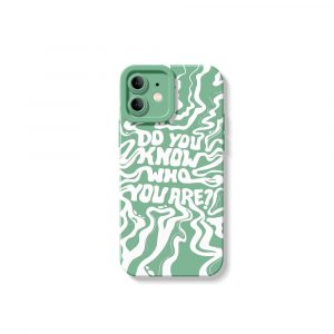 Abstract Identity Vibes Silicone Case for Apple iPhone Series