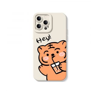 Cute Tiger Silicone Case for Apple iPhone Series