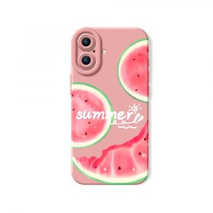Watermelon Summer Silicone Case for Apple iPhone Series