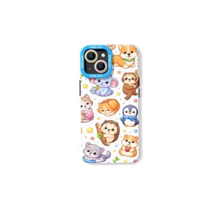 Adorable Animals Charm Silicone Case for Apple iPhone Series