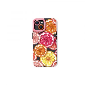 Citrus Splash Silicone Case for Apple iPhone Series.