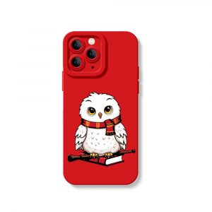 Charming Owl Wizard Silicone Case for Apple iPhone Series