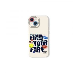 Stickers Collage Silicone Case for Apple iPhone Series