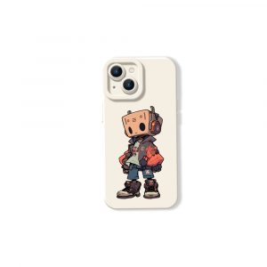 Retro Robot Streetwear Silicone Case for Apple iPhone Series