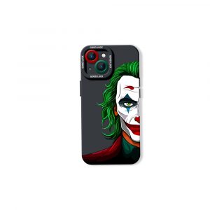 Colorful Clown Mask Art Silicone Case for Apple iPhone Series