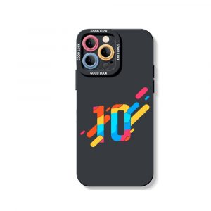 Vibrant Ten Multicolor Splash Silicone Case for Apple iPhone Series