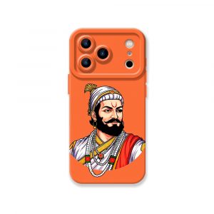 Chhatrapati Royal Shield Silicone Case for Apple iPhone Series