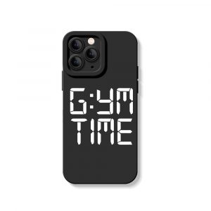 Digital Countdown Gym Time Silicone Case for Apple iPhone Series