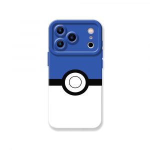Catch Poke Design Silicone Case for Apple iPhone Series