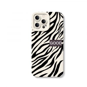 Zebra Vibe Silicone Case for Apple iPhone Series