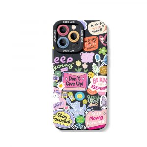 Inspirational Flowers Silicone Case for Apple iPhone Series