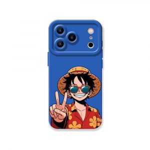 Playful Pirate Straw Hat Silicone Case for Apple iPhone Series