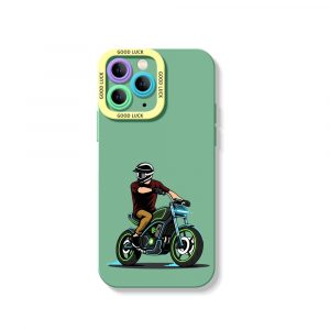 Road Warrior Biker Silicone Case for Apple iPhone Series