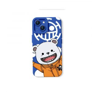 Cheerful Bear Pirate Adventure Silicone Case for Apple iPhone Series