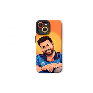 Sunset Cricket Champion Silicone Case for Apple iPhone Series