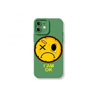 Ironic Smiley Silicone Case for Apple iPhone Series