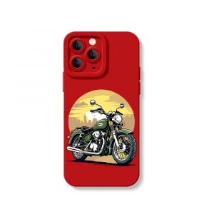Vintage Ride Sunset Vibes Silicone Case for Apple iPhone Series