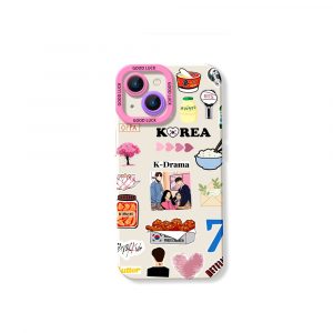 Korean Culture Celebration Silicone Case for Apple iPhone Series