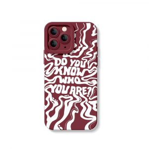 Abstract Identity Vibes Silicone Case for Apple iPhone Series