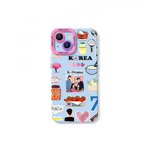 Korean Culture Celebration Silicone Case for Apple iPhone Series