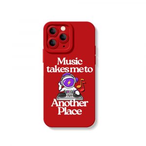 Astronaut DJ Groove Silicone Case for Apple iPhone Series