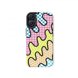 Patchwork Silicone Case for Apple iPhone Series