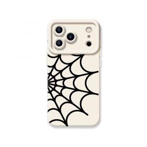 Webbed Elegance Silicone Case for Apple iPhone Series